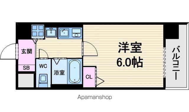 プレサンス東本町の間取り写真