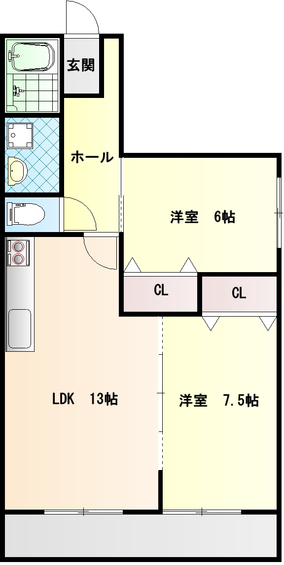 Manoaclairの間取り写真