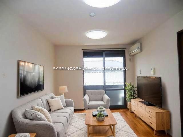 居室・リビング　リビングダイニングにはエアコンも完備されています