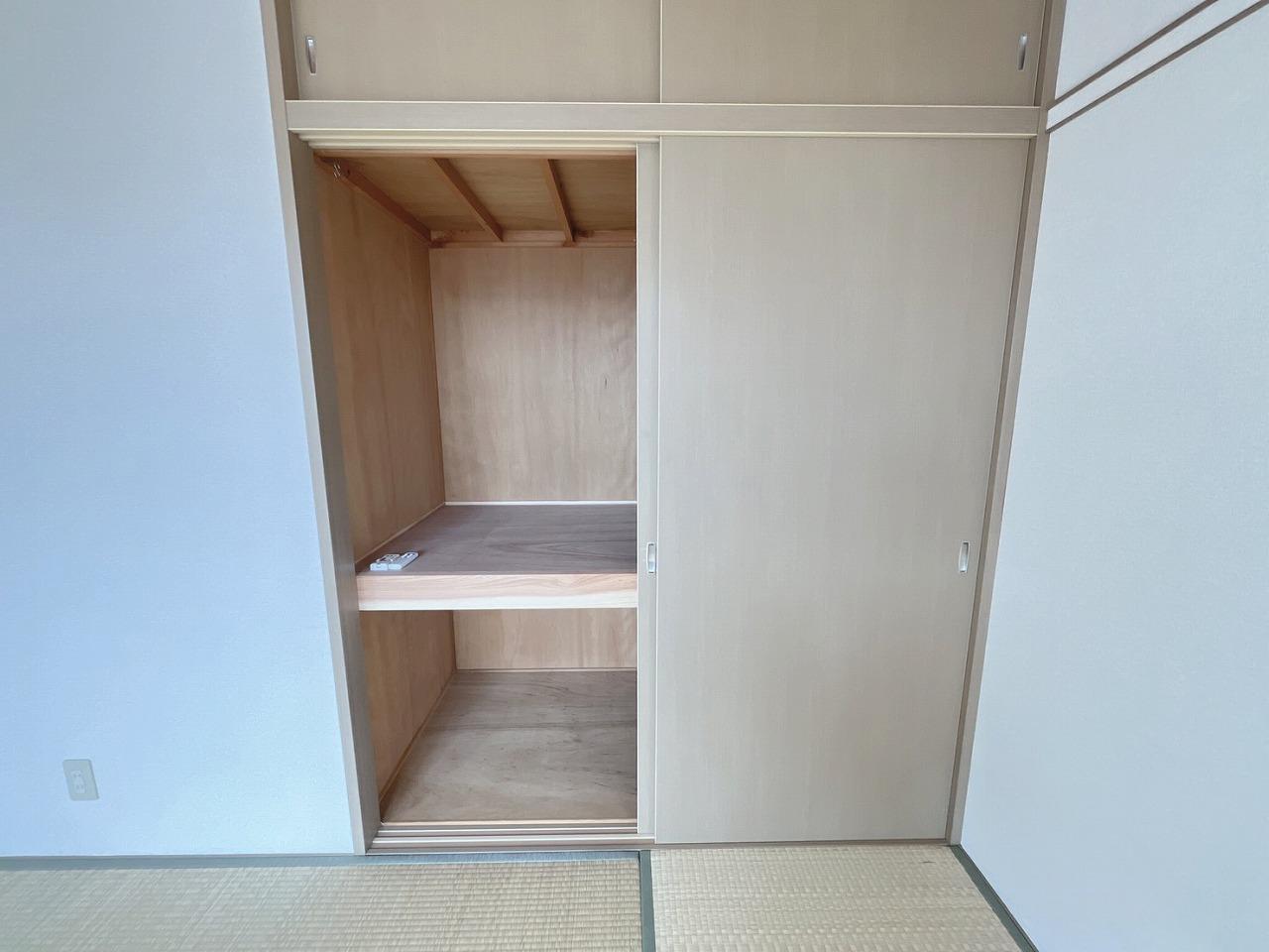 収納　奥行のある収納スペースです♪