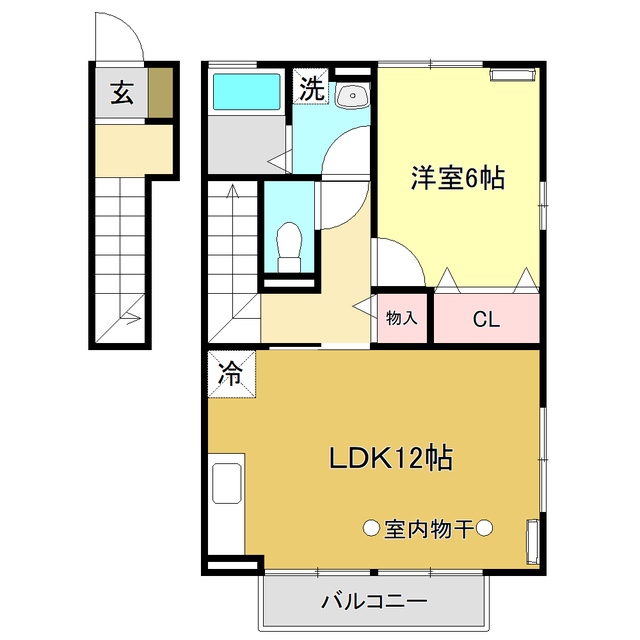 セジュール堂林の間取り写真