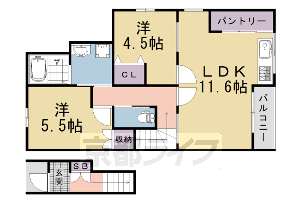 RENOSTAY京都嵯峨の間取り写真