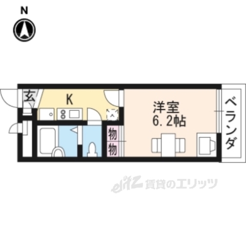 レオパレスナザレの間取り写真