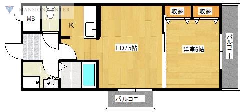 ハイムファンタスIIの間取り写真