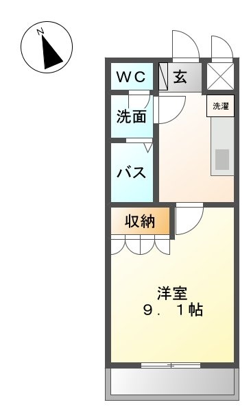 サンシャインシティ下郡の間取り写真