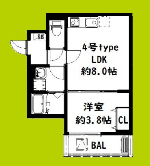 D porta cameliaの間取り写真