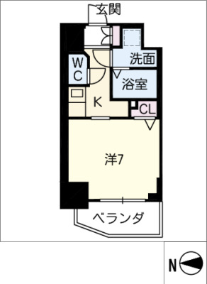 S-RESIDENCE平安通の間取り写真