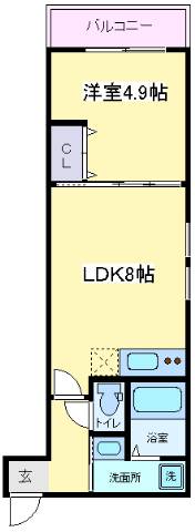 地下鉄御堂筋線 長居駅 徒歩8分 3階建 築11年の間取り写真