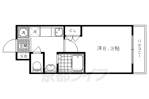 エクセレンス天神通の間取り写真