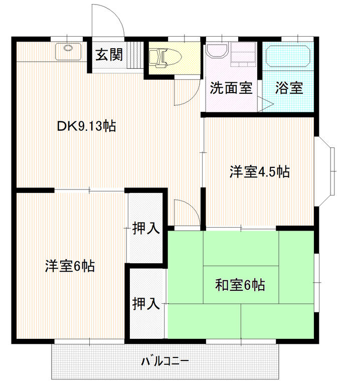 第2メゾンの間取り