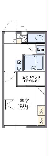 レオパレス倉賀野宿の間取り