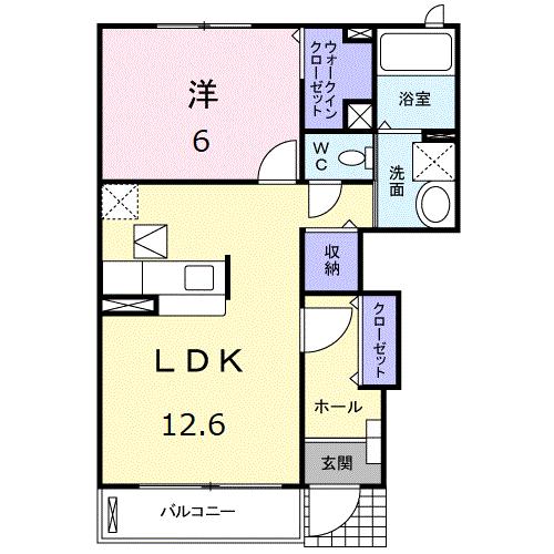 ロイヤルスクウェア　一宮Vの間取り