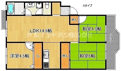 第3亀井マンションの間取り