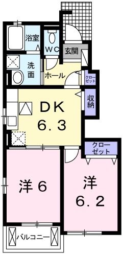 カトレーヴVIIの間取り