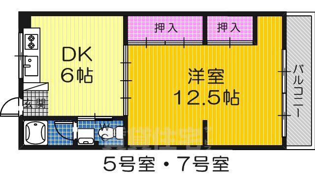 ハイクオリティ向陵の間取り