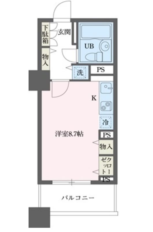 ドゥーエ横浜駅前の間取り