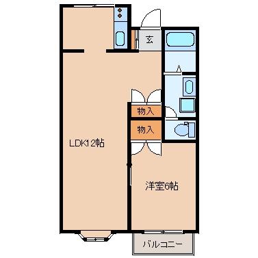 メゾン21カワナミの間取り