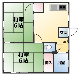 サニーハイツの間取り