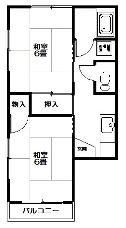 齊藤ハイツ（小名浜大原）の間取り