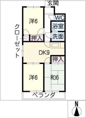 ＷＩＮＤＡＮＧの間取り