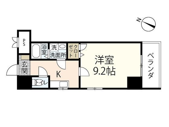 ＥＮＩＳＨＵ己斐本町の間取り