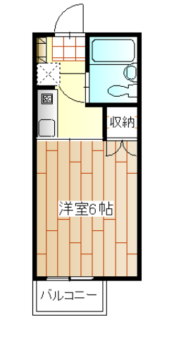 ハイツ高天の間取り