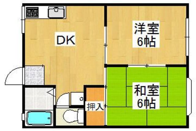 グリーンパーク根岸Ａ棟の間取り