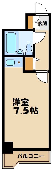 海老名市中央のマンションの間取り