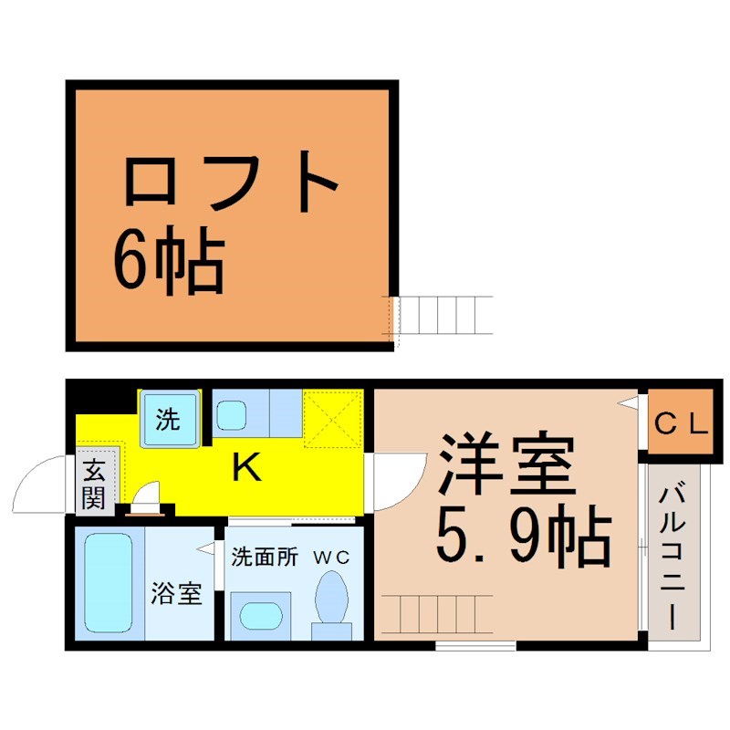 ピノ・ノワール新守山の間取り