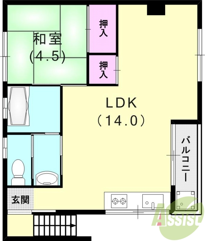 スプリングハイツ東雲の間取り