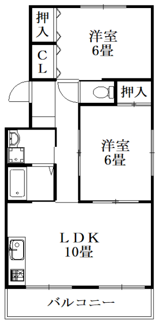 ガーデンヒルズ昭和町Iの間取り