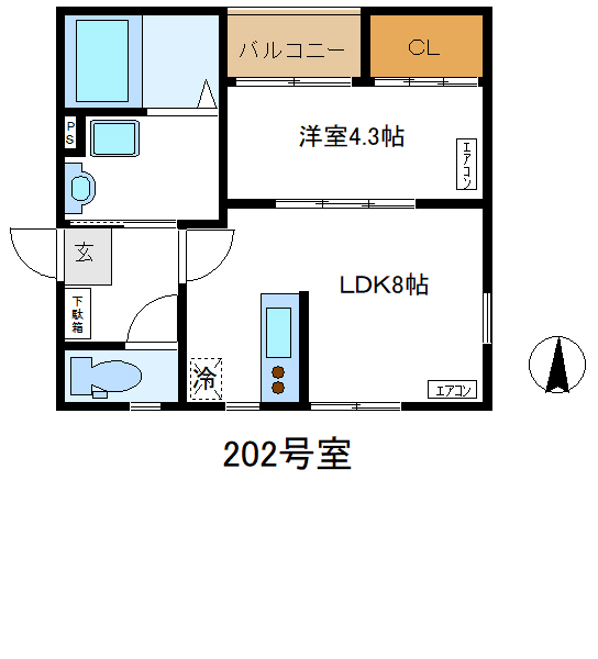 リーフハイムの間取り