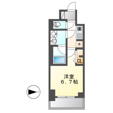 S-RESIDENCE熱田IIの間取り