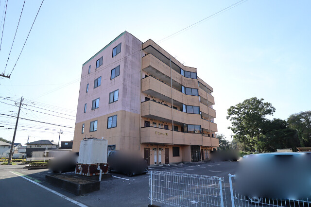 【栃木市大平町西野田のマンションの建物外観】