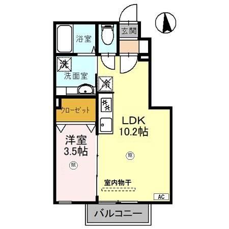 【DHCR彦根古沢町の間取り】