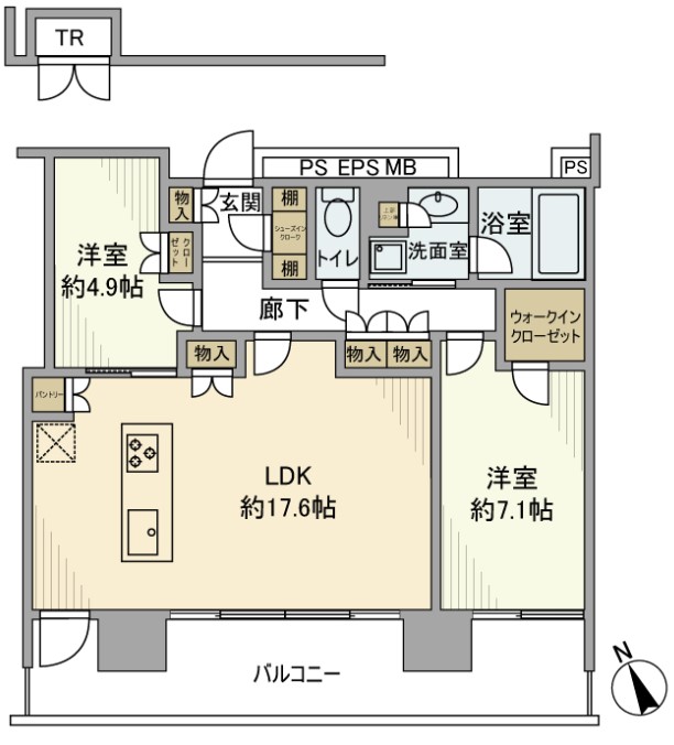 ブリリアグランデみなとみらい0の間取り