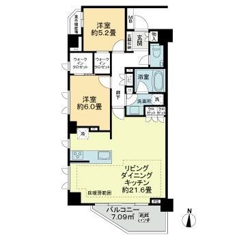 大田区西糀谷のマンションの間取り