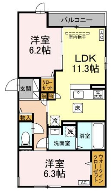 D’Bless湘南辻堂の間取り