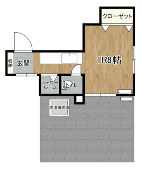 広島市西区天満町のマンションの間取り