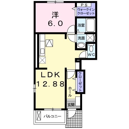 プレッソ安曇野の間取り