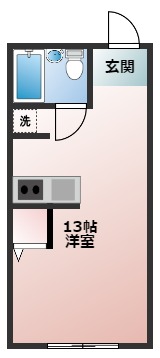 ハイツ多米II番館の間取り