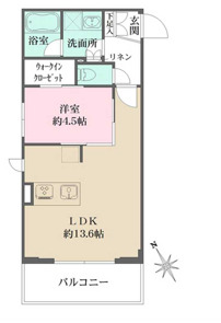 文京区春日のマンションの間取り