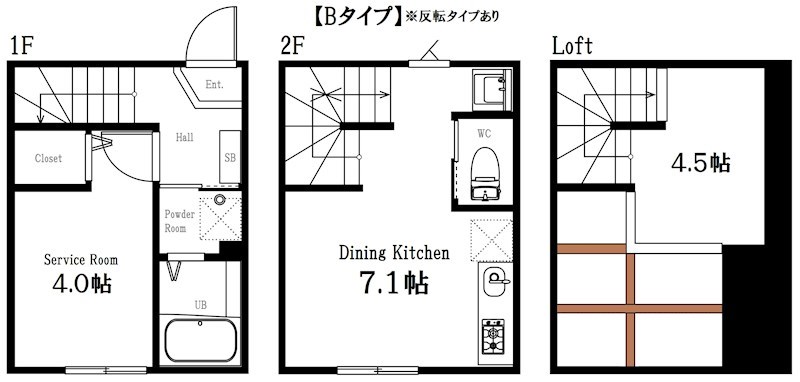 【ハーミットクラブハウス久が原の間取り】