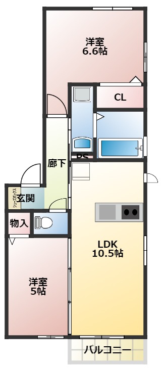 コーポさいとうの間取り