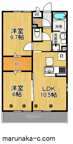 メゾンさくらの間取り