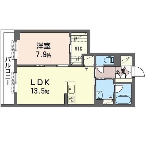 シャーメゾンアリス　101号室の間取り