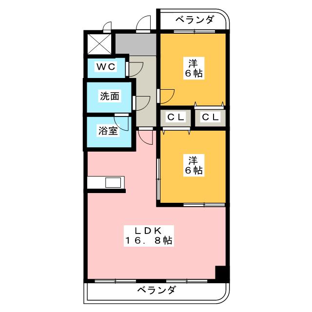 セントレア余野の間取り