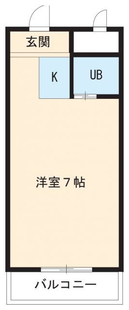 名古屋市守山区天子田のマンションの間取り