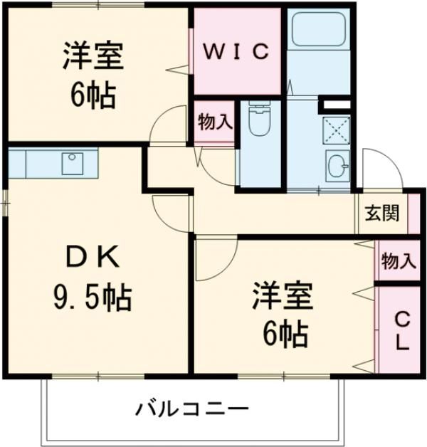 リバーサイドハイツの間取り