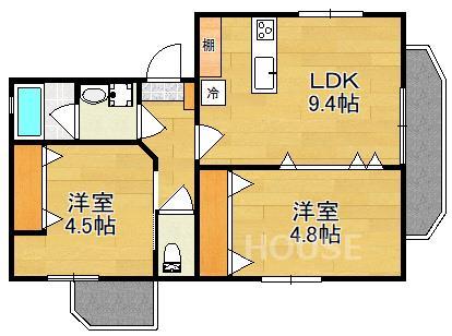 藤パークハイツ東丸太町の間取り